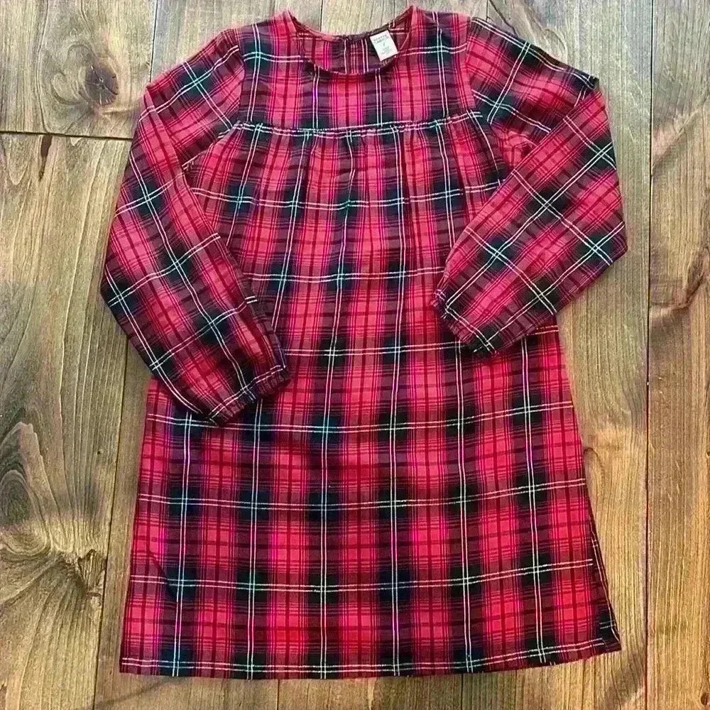 Girls Plaid Holiday Dress♥️🌲 | Size 7